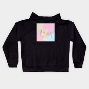 Fairy bunnies Kids Hoodie